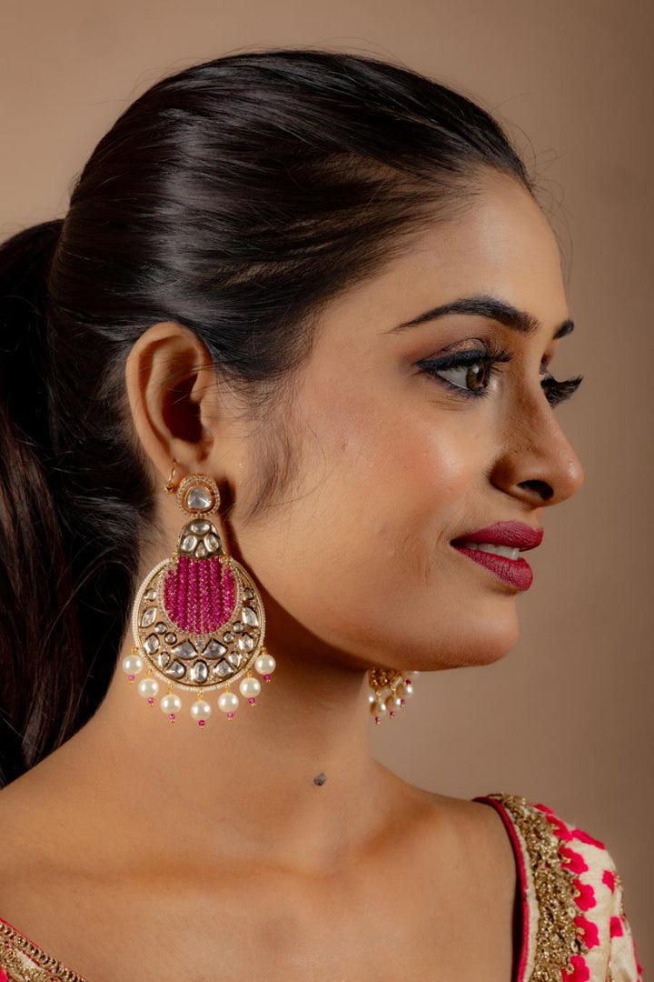 Buy BLUSH RUBY CHANDBALI